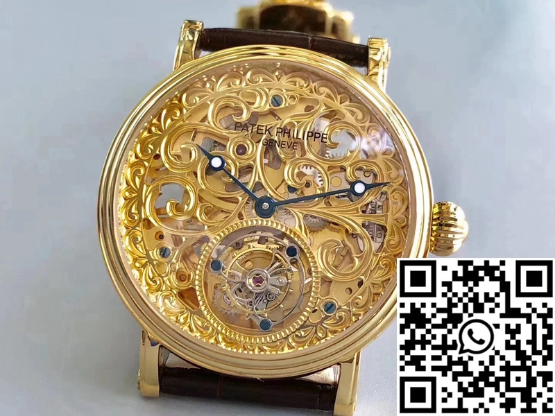 Patek Philippe Tourbillon Yellow Gold Skeleton Dial