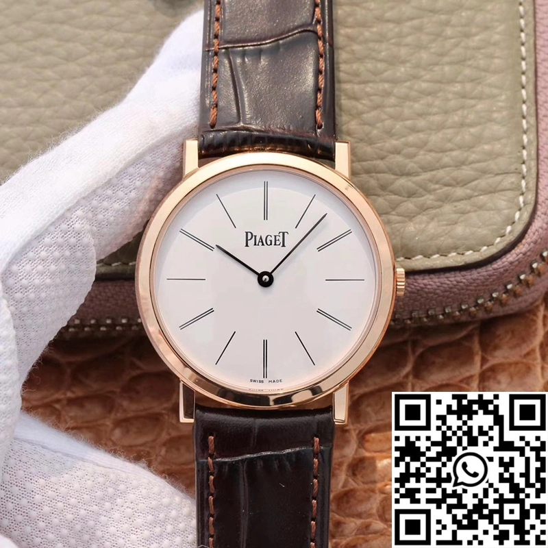 Piaget Altiplano Mecanique P10584 G0A31114 MKS Factory Rose Gold White Dial