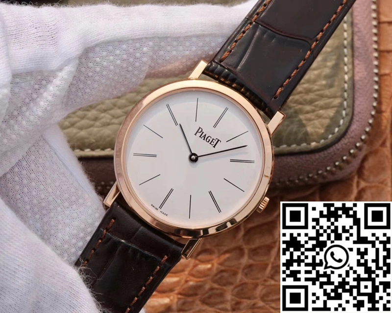 Piaget Altiplano Mecanique P10584 G0A31114 MKS Factory Rose Gold White Dial
