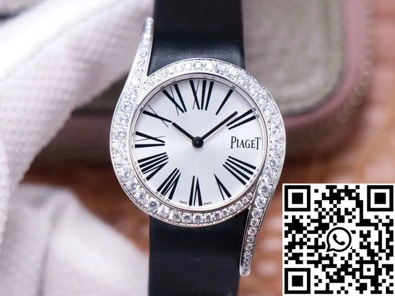 Piaget Limelight Gala Quartz Watch G0A42150 ZF Factory White Gold Diamond