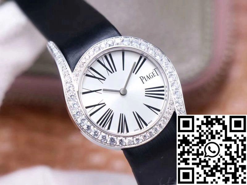 Piaget Limelight Gala Quartz Watch G0A42150 ZF Factory White Gold Diamond