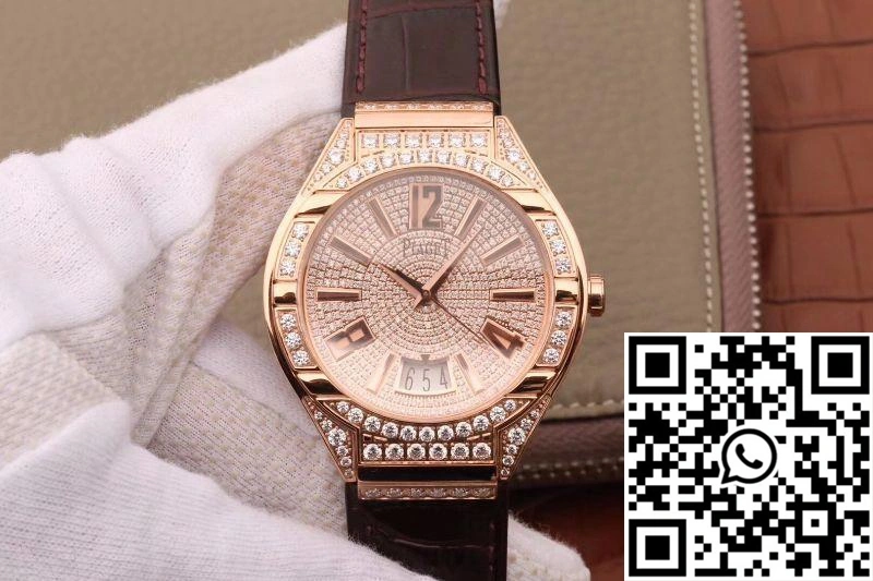 Piaget Polo MKS Factory Rose Gold Case Diamond Dial