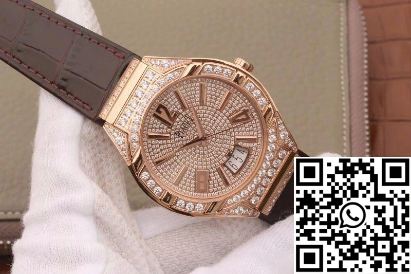 Piaget Polo MKS Factory Rose Gold Case Diamond Dial