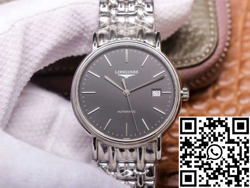 RM Factory Longines Presence L4.921.4.52.6 Stainless Steel Black Dial