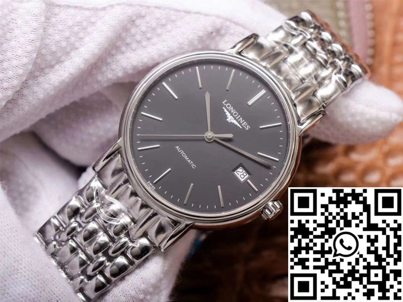 RM Factory Longines Presence L4.921.4.52.6 Stainless Steel Black Dial
