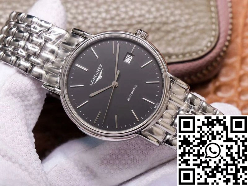RM Factory Longines Presence L4.921.4.52.6 Stainless Steel Black Dial
