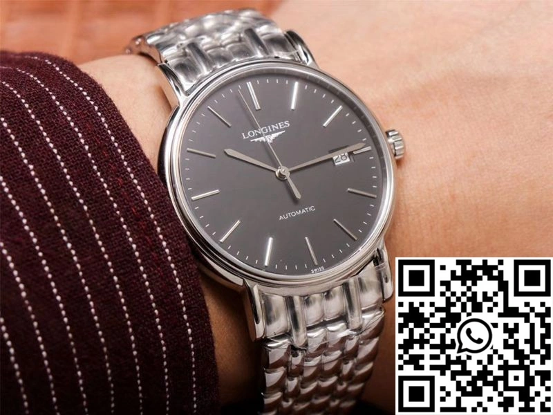 RM Factory Longines Presence L4.921.4.52.6 Stainless Steel Black Dial