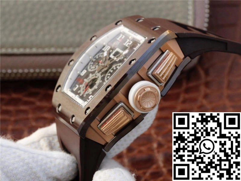 Richard Mille Chronograph RM011 KV Factory Brown Crystal Dial