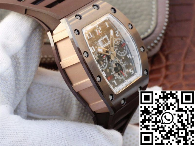 Richard Mille Chronograph RM011 KV Factory Brown Crystal Dial