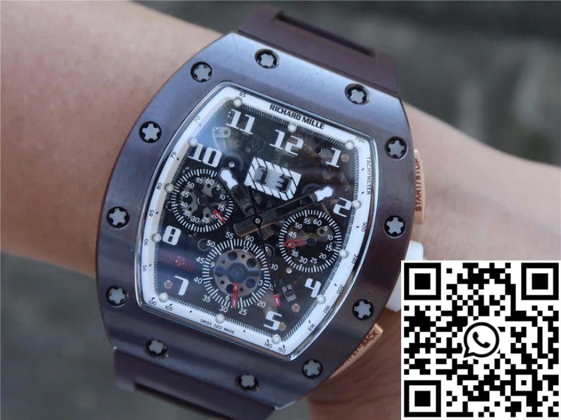Richard Mille Chronograph RM011 KV Factory Brown Crystal Dial
