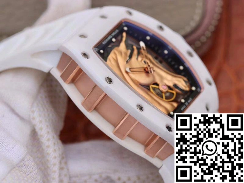 Richard Mille Polo Club Saint Tropez RM52-02 KV Factory Gold Horse Head Skeleton Dial