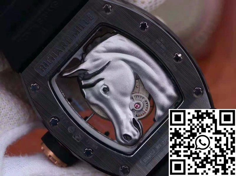 Richard Mille Polo Club Saint Tropez RM52-02 KV Factory White Horse Head Skeleton Dial
