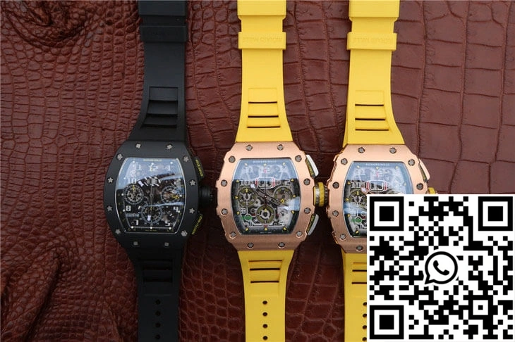 Richard Mille RM-011 KV Factory Carbon Fiber Black Strap