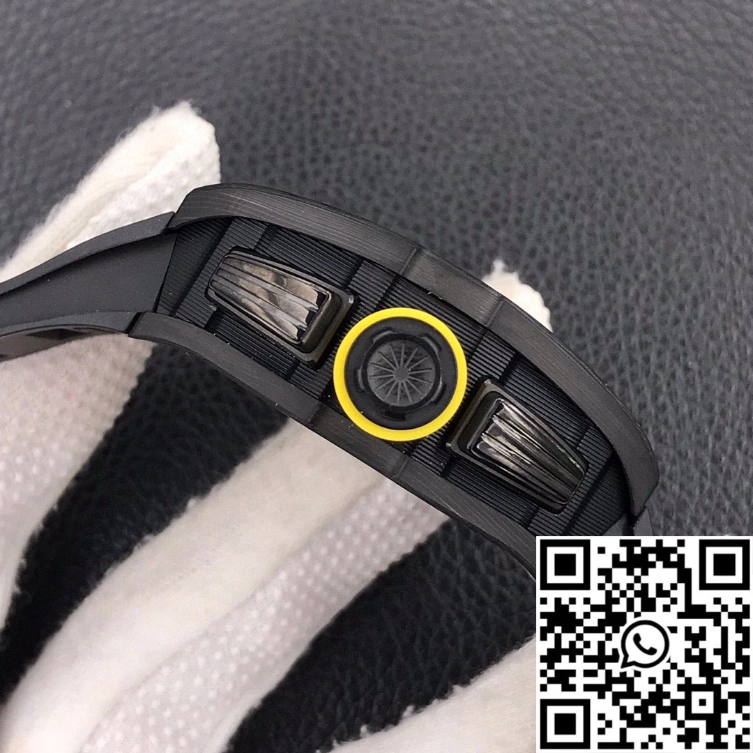 Richard Mille RM-011 KV Factory Forged Carbon Black Strap