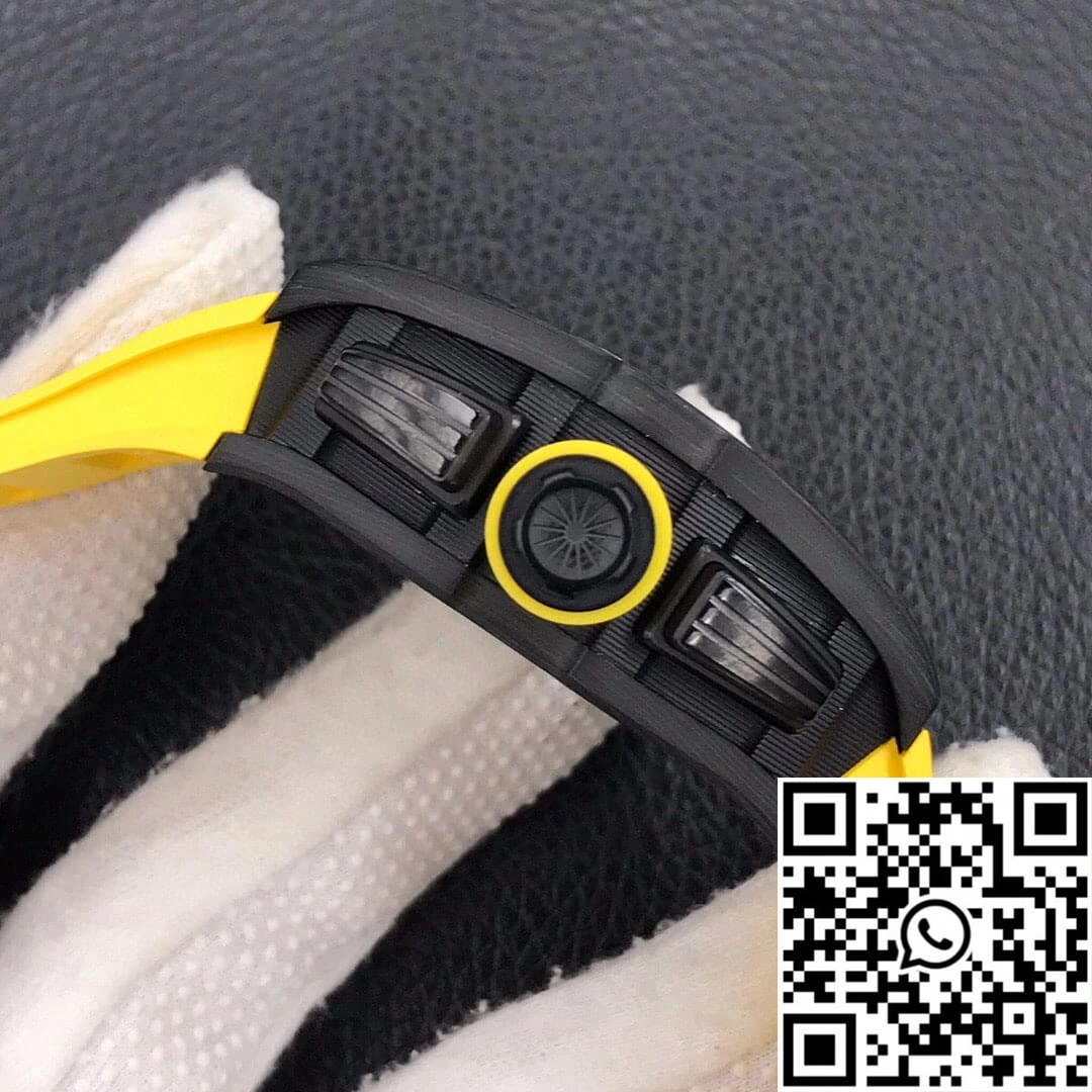 Richard Mille RM-011 KV Factory Forged Carbon Yellow Strap