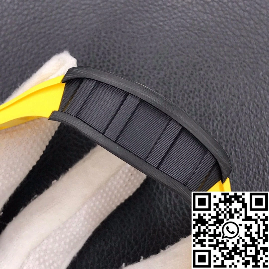 Richard Mille RM-011 KV Factory Forged Carbon Yellow Strap