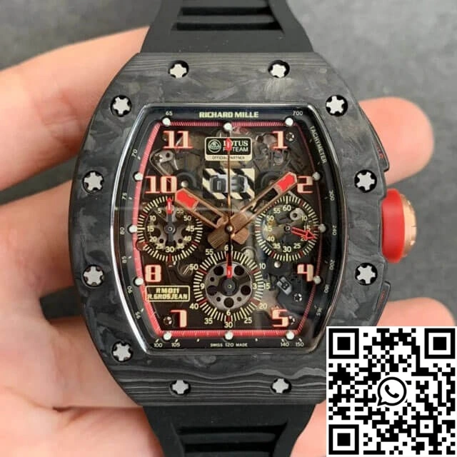 Richard Mille RM-011 KV Factory V2 Forged Carbon Black Case