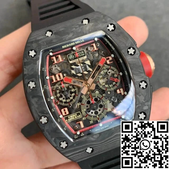 Richard Mille RM-011 KV Factory V2 Forged Carbon Black Case