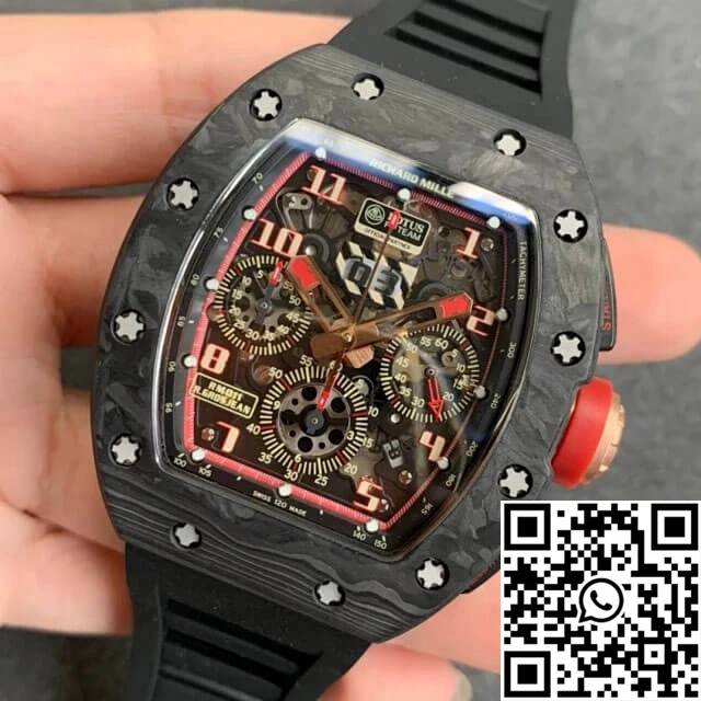 Richard Mille RM-011 KV Factory V2 Forged Carbon Black Case