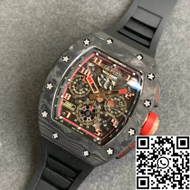 Richard Mille RM-011 KV Factory V2 Forged Carbon Black Case