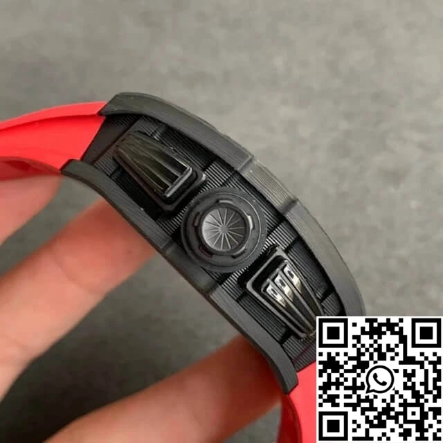 Richard Mille RM-011 KV Factory V2 Forged Carbon Case Rubber Strap