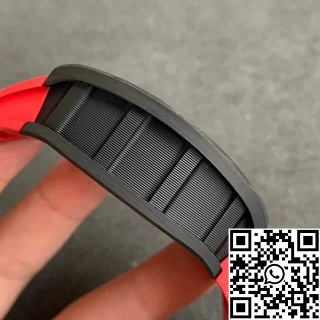 Richard Mille RM-011 KV Factory V2 Forged Carbon Case Rubber Strap