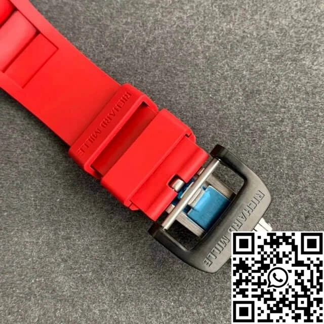 Richard Mille RM-011 KV Factory V2 Forged Carbon Case Rubber Strap