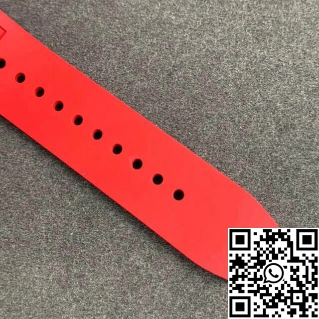 Richard Mille RM-011 KV Factory V2 Forged Carbon Case Rubber Strap