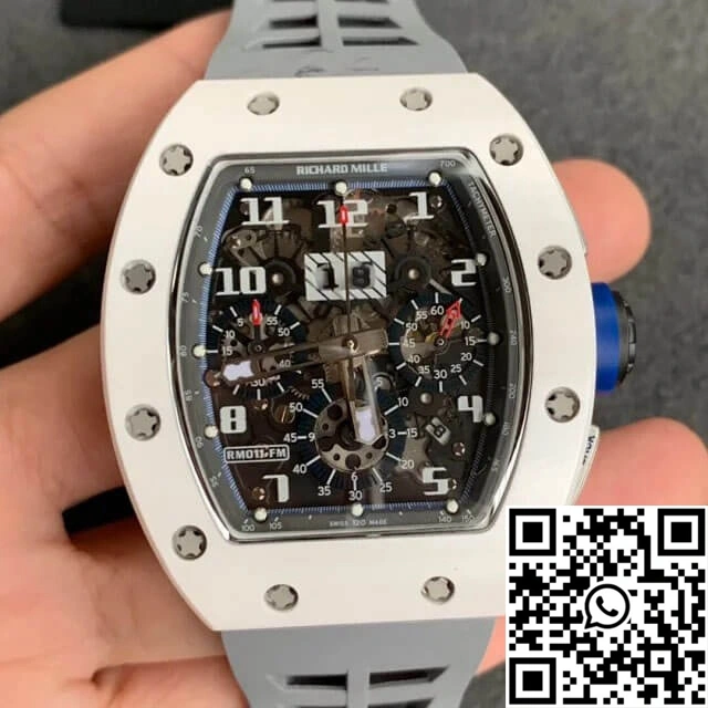 Richard Mille RM-011 KV Factory White Ceramic Case