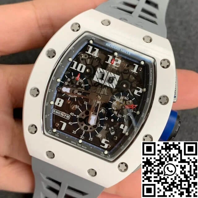 Richard Mille RM-011 KV Factory White Ceramic Case