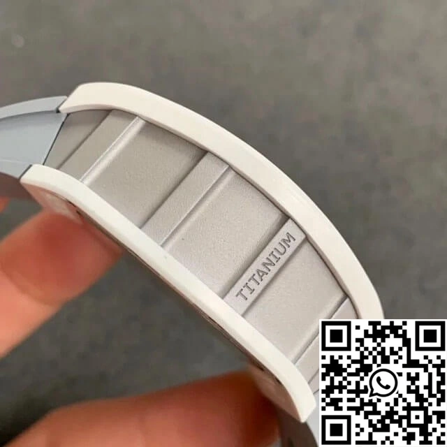 Richard Mille RM-011 KV Factory White Ceramic Case