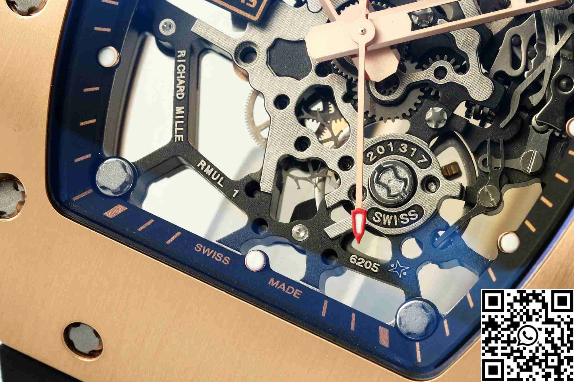 Richard Mille RM-035 Sonic Factory Gold Case Black Band