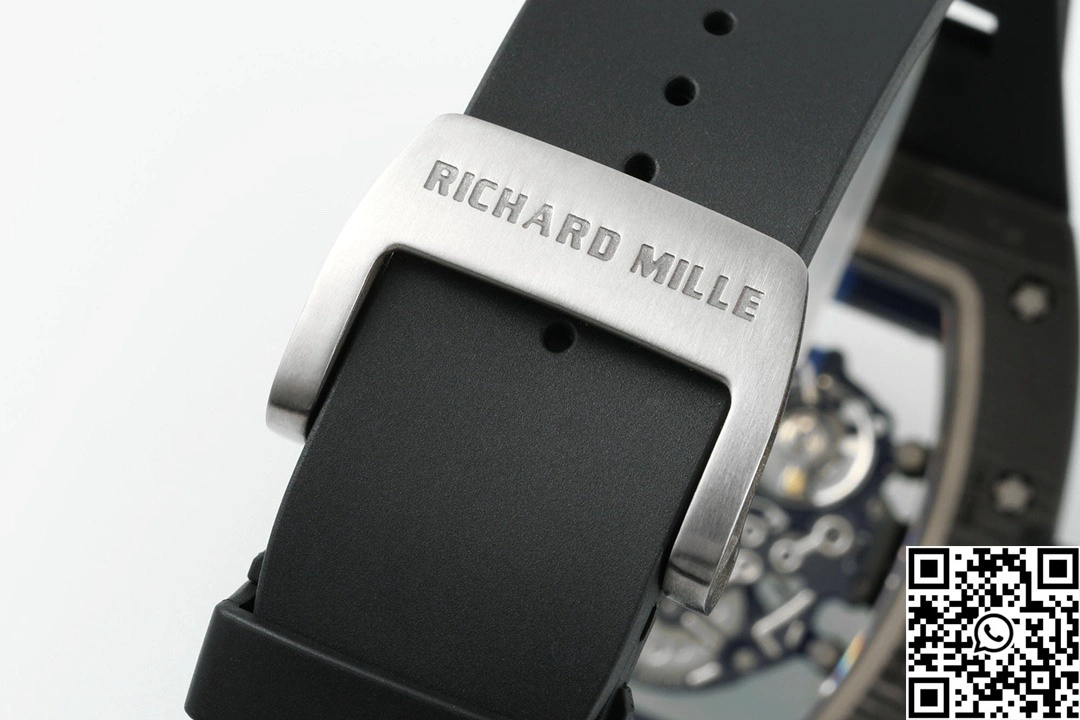 Richard Mille RM-055 APS Factory NTPT Carbon Fiber Black Case Black Band Rose Gold Rehault