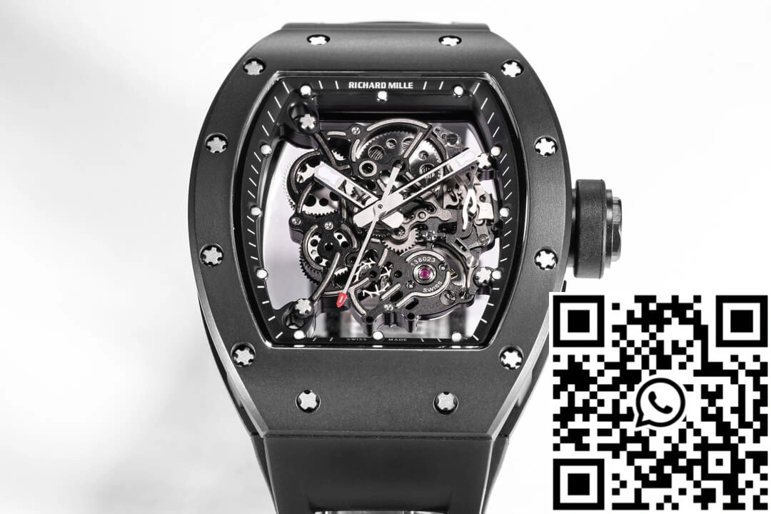 Richard Mille RM-055 BBR Factory Black Ceramic Case