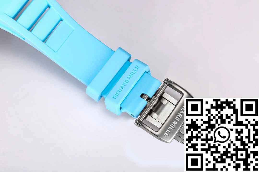 Richard Mille RM-055 BBR Factory Ceramic Case Blue Strap