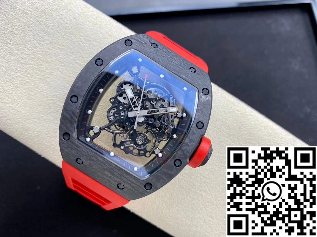 Richard Mille RM-055 BBR Factory Red Rubber Strap