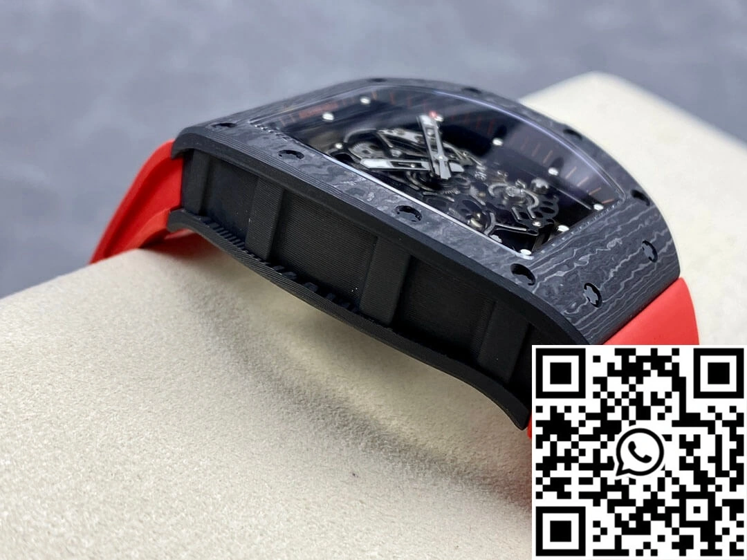 Richard Mille RM-055 BBR Factory Red Rubber Strap
