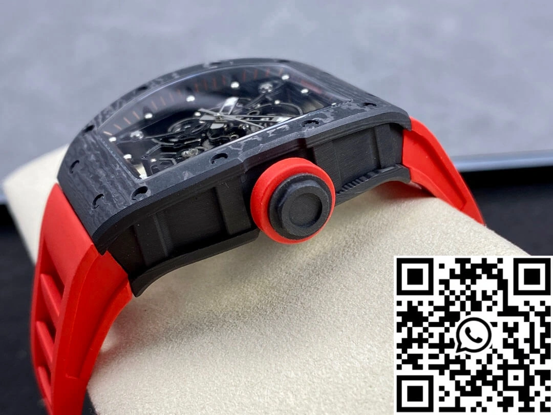 Richard Mille RM-055 BBR Factory Red Rubber Strap