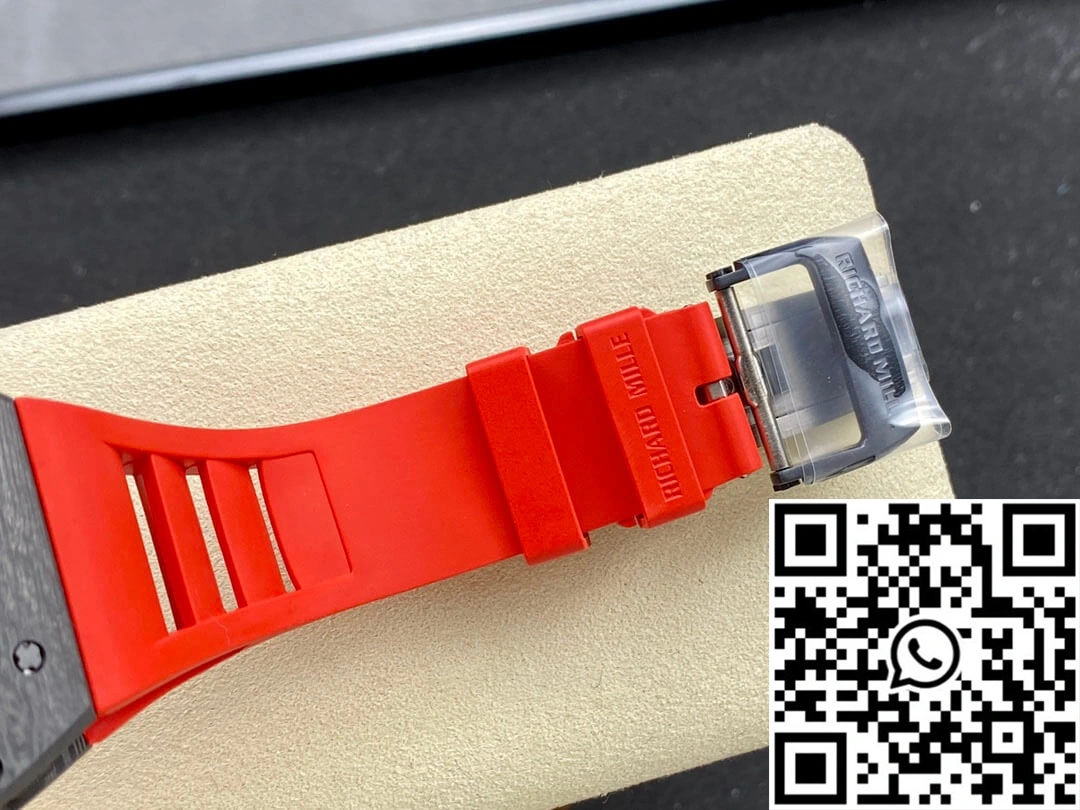 Richard Mille RM-055 BBR Factory Red Rubber Strap