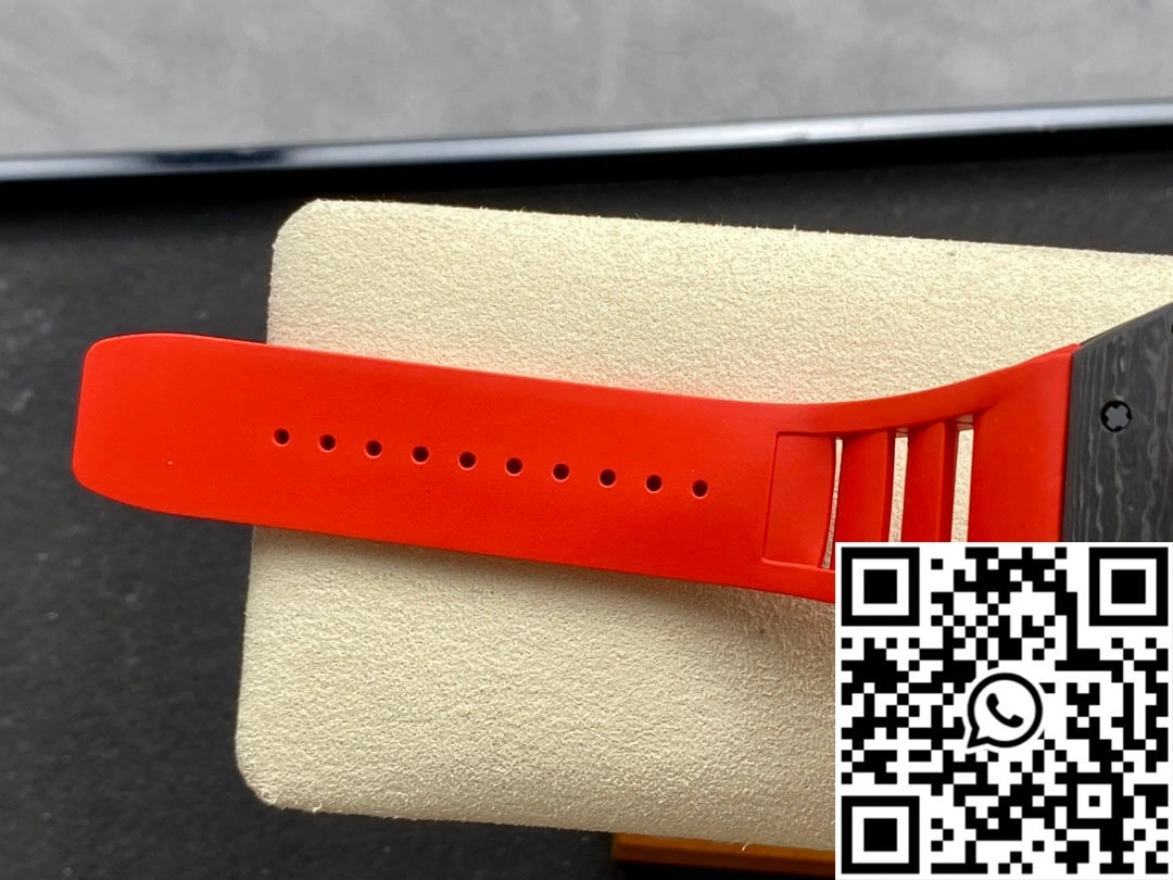 Richard Mille RM-055 BBR Factory Red Rubber Strap