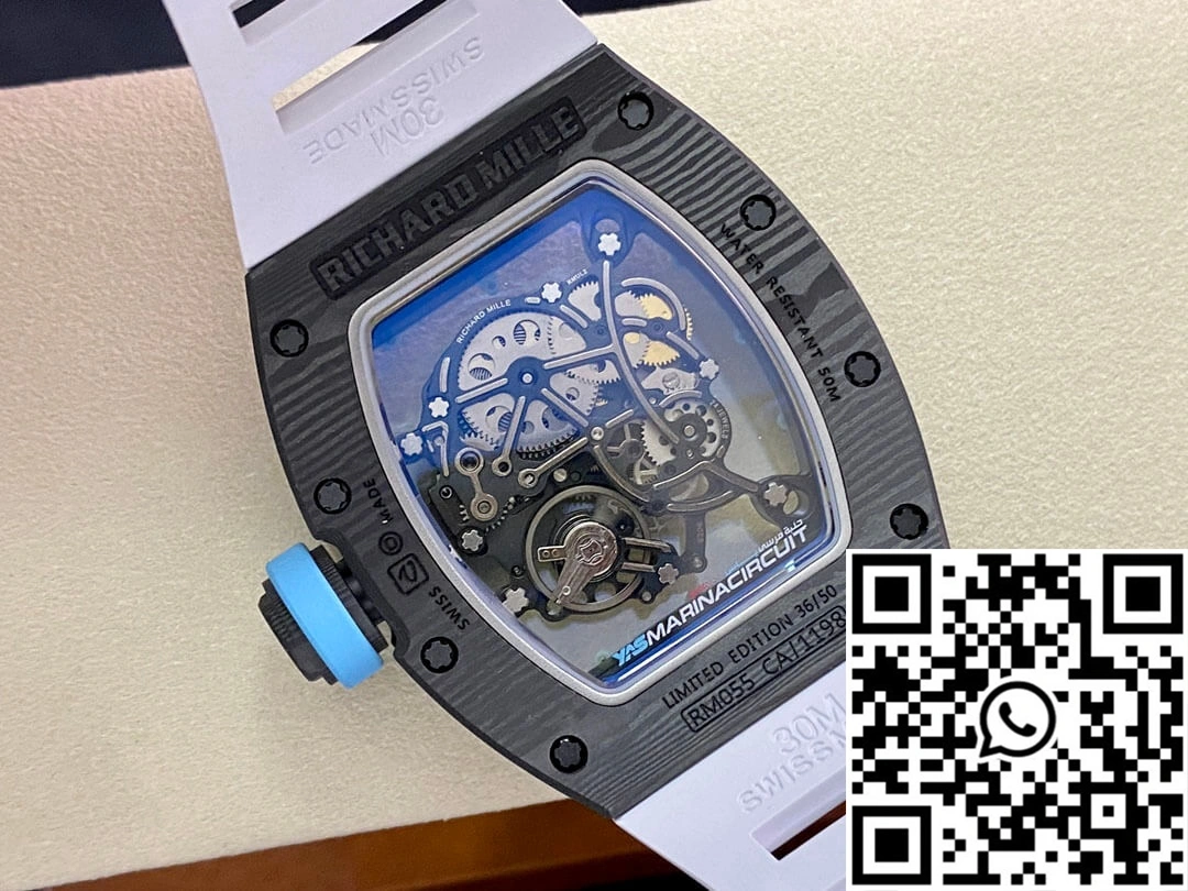 Richard Mille RM-055 BBR Factory Rubber Strap