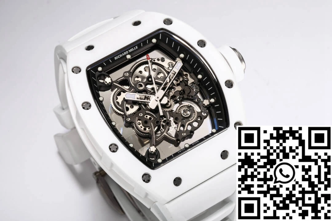 Richard Mille RM-055 BBR Factory V2 White Ceramic