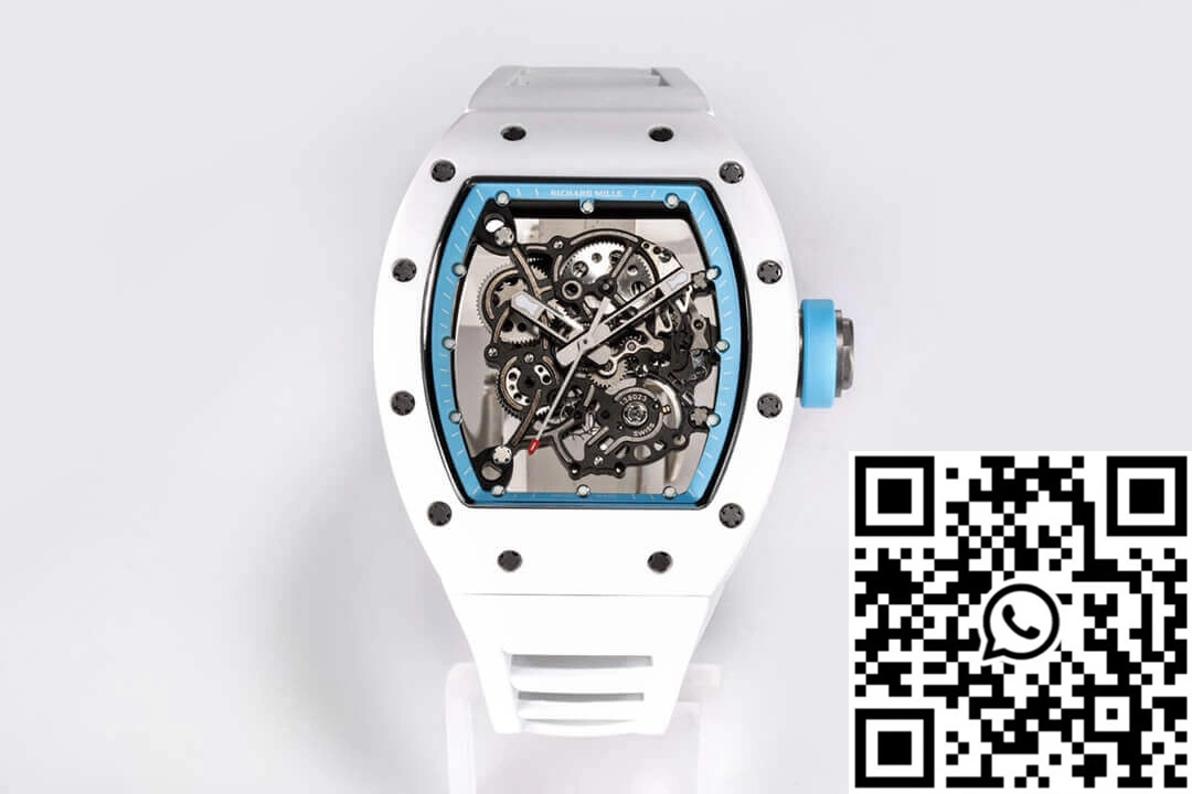 Richard Mille RM-055 BBR Factory White Ceramic Case