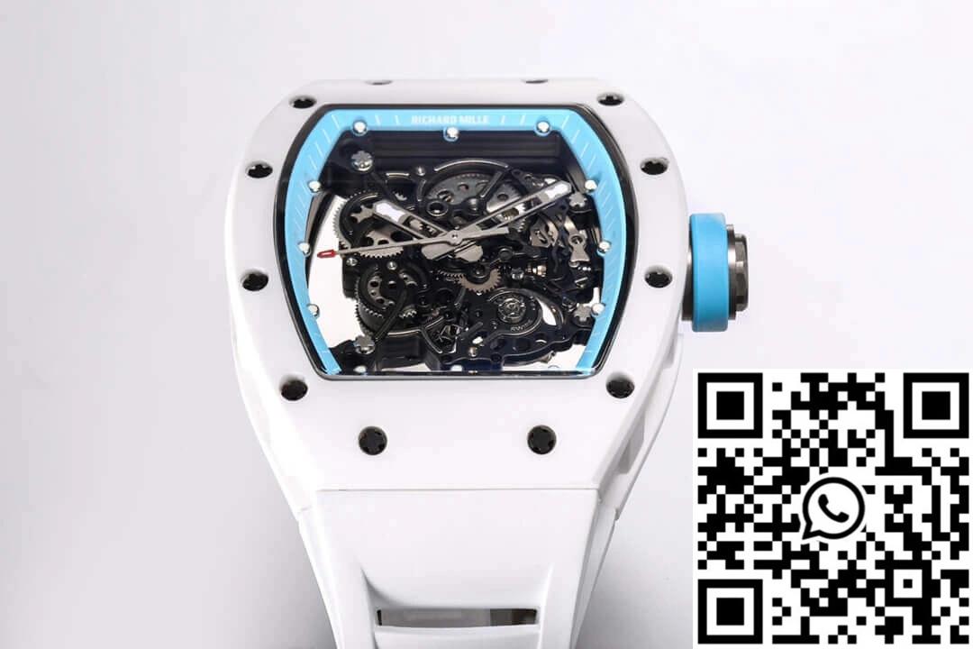 Richard Mille RM-055 BBR Factory White Ceramic Case