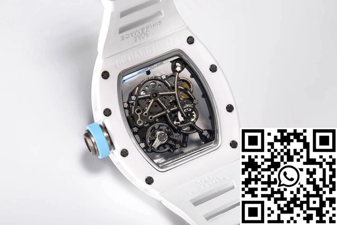 Richard Mille RM-055 BBR Factory White Ceramic Case