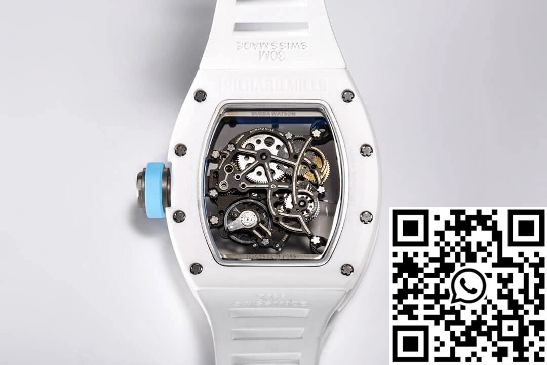 Richard Mille RM-055 BBR Factory White Ceramic Case
