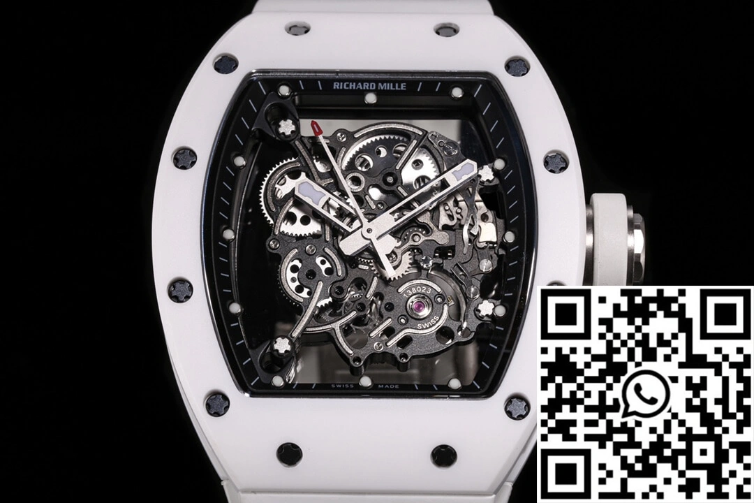 Richard Mille RM-055 BBR Factory White Ceramic