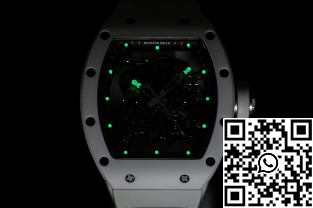 Richard Mille RM-055 BBR Factory White Ceramic