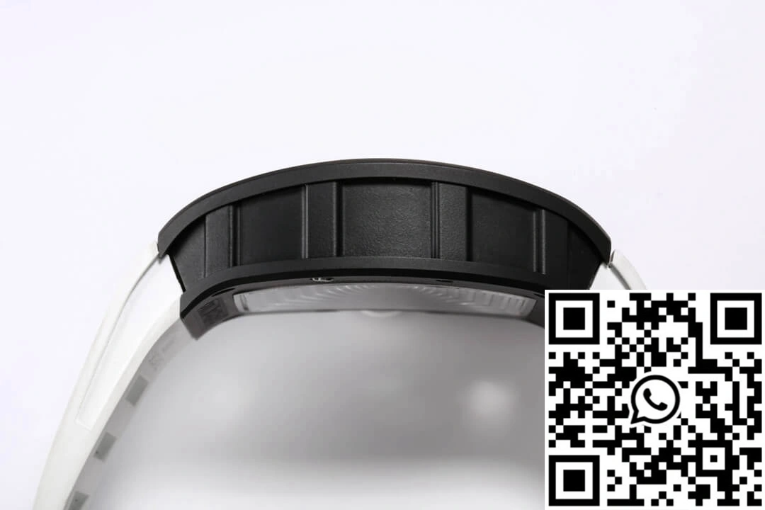 Richard Mille RM-055 BBR Factory White Rubber Strap