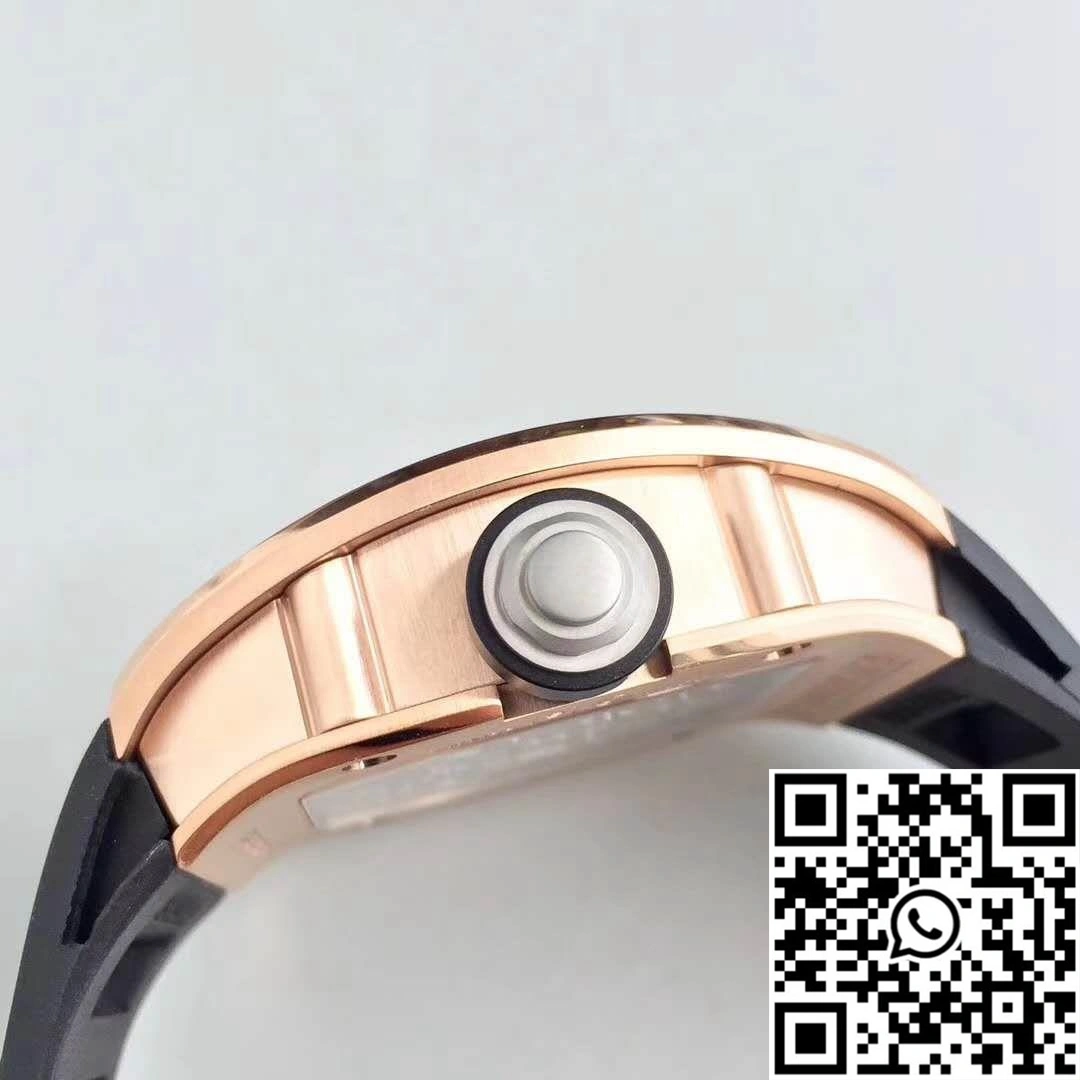 Richard Mille RM001 Rose Gold Tourbillon JB Factory Black Dial